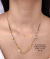 Designer Daily Wear AD Dimond Golden Dokiya 2 Mangalsutra Wholesale Price In Surat
